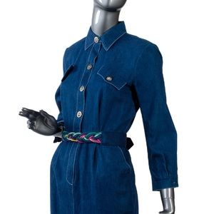 90’s western inspired denim dress by Melissa